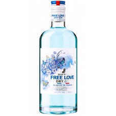 Джин Free Love Dry Gin Blue Mood 0,7 л