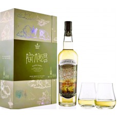 Виски Compass Box The Peat Monster с двумя бокалами 0.7 л  0.7 л