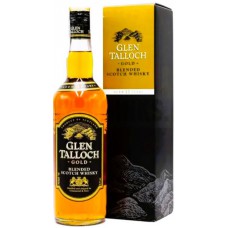 Виски Glen Talloch Gold 12 YO Deluxe Blended Scotch в коробке 0,7 л